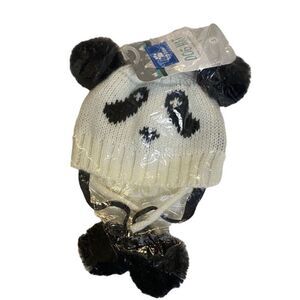Top Paw NWT Small Black/White Panda Hat